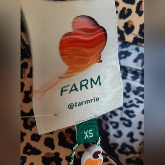 Gorgeous Farm Rio Jaguar Midi Dress NWT - Picture 7 of 8